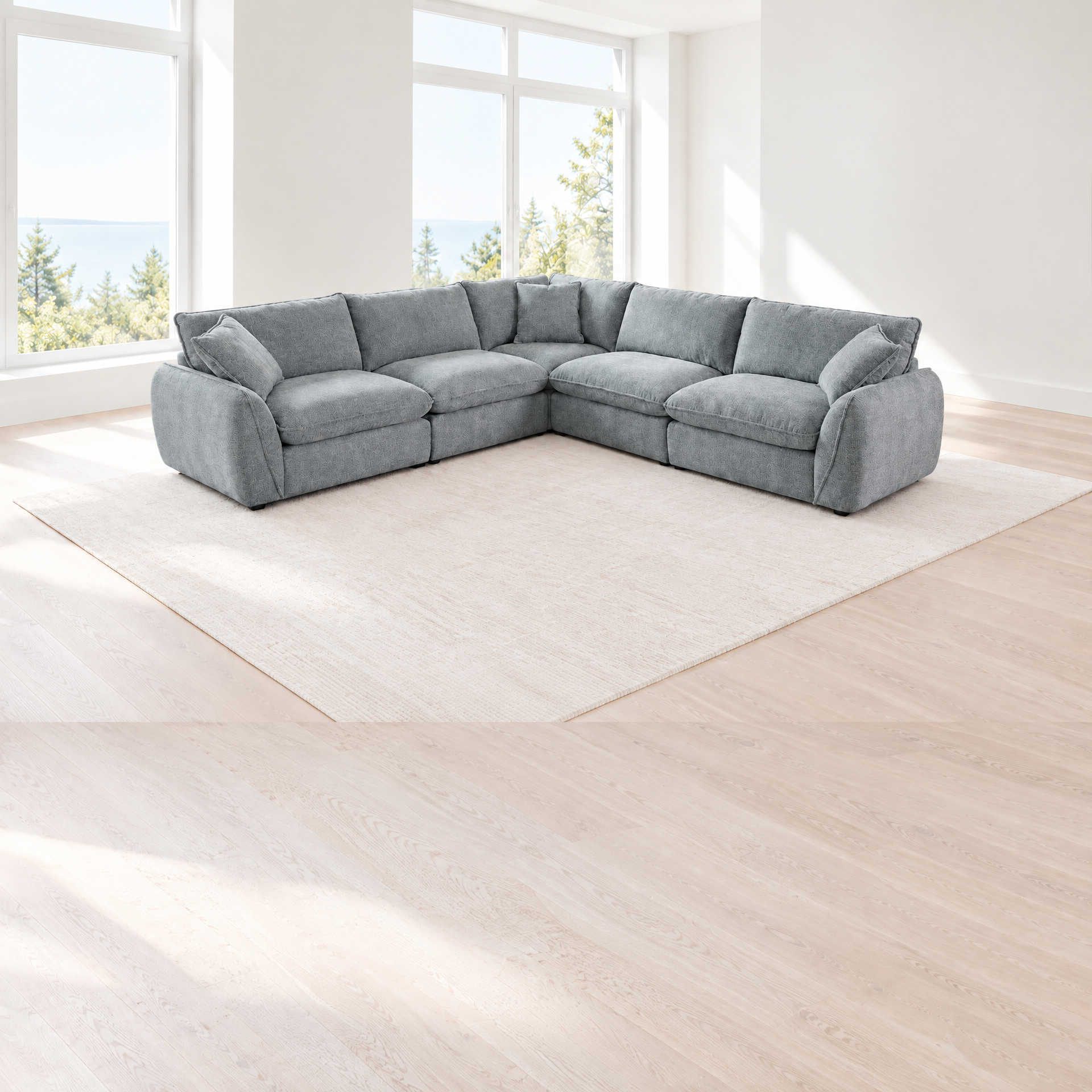 Berlin Corner sofa in Grey