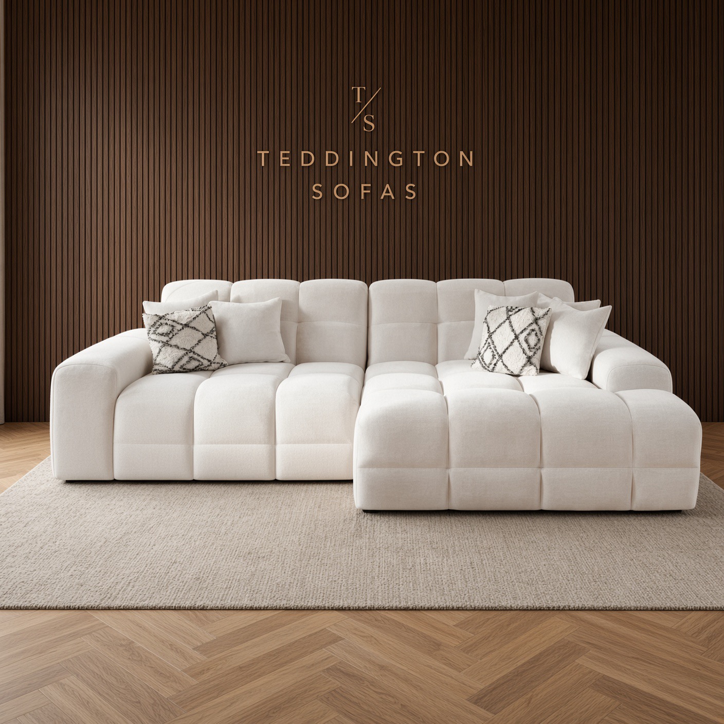 Jacob Corner sofa in Neutral