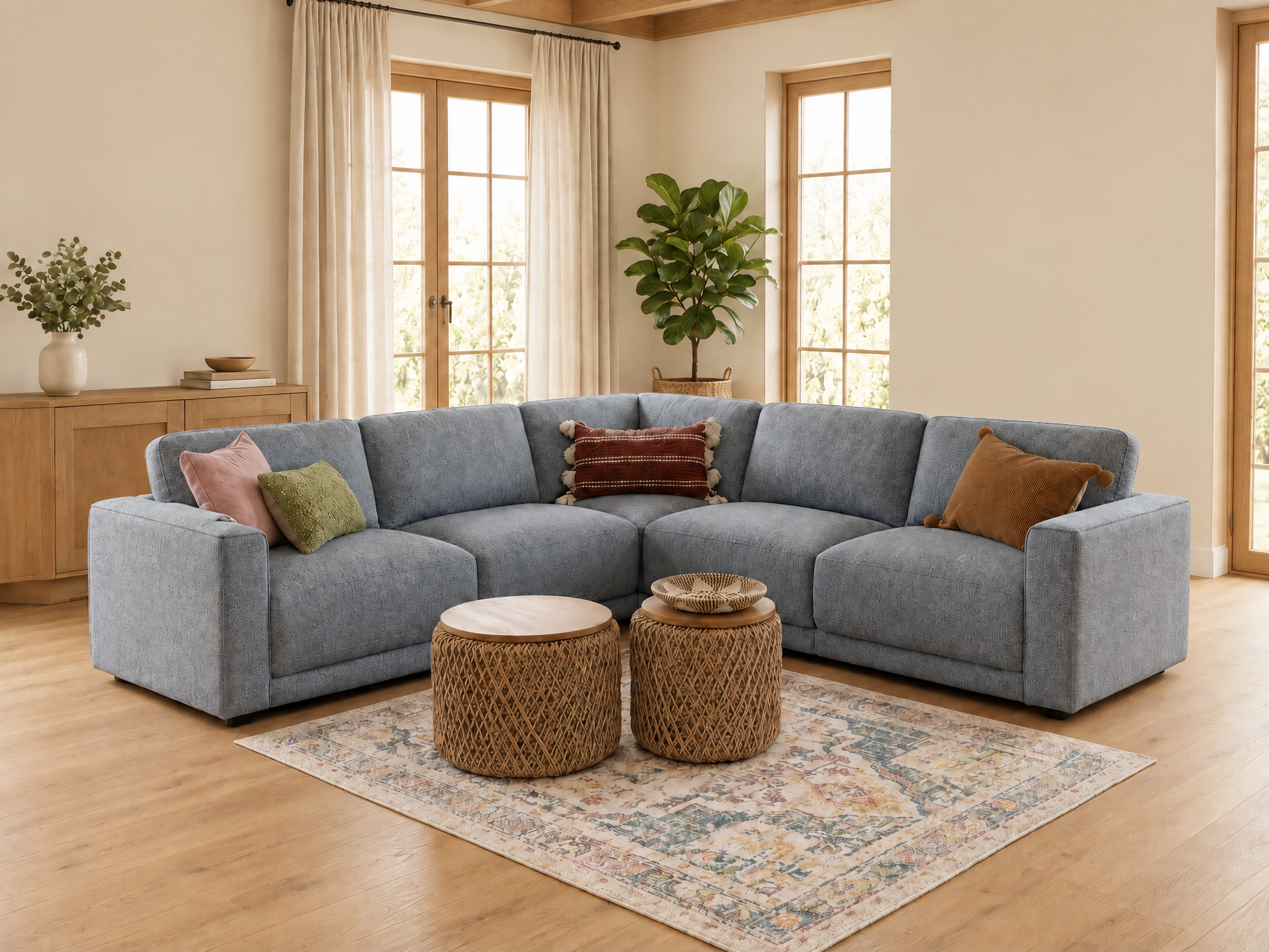 Marlow Corner sofa in Grey