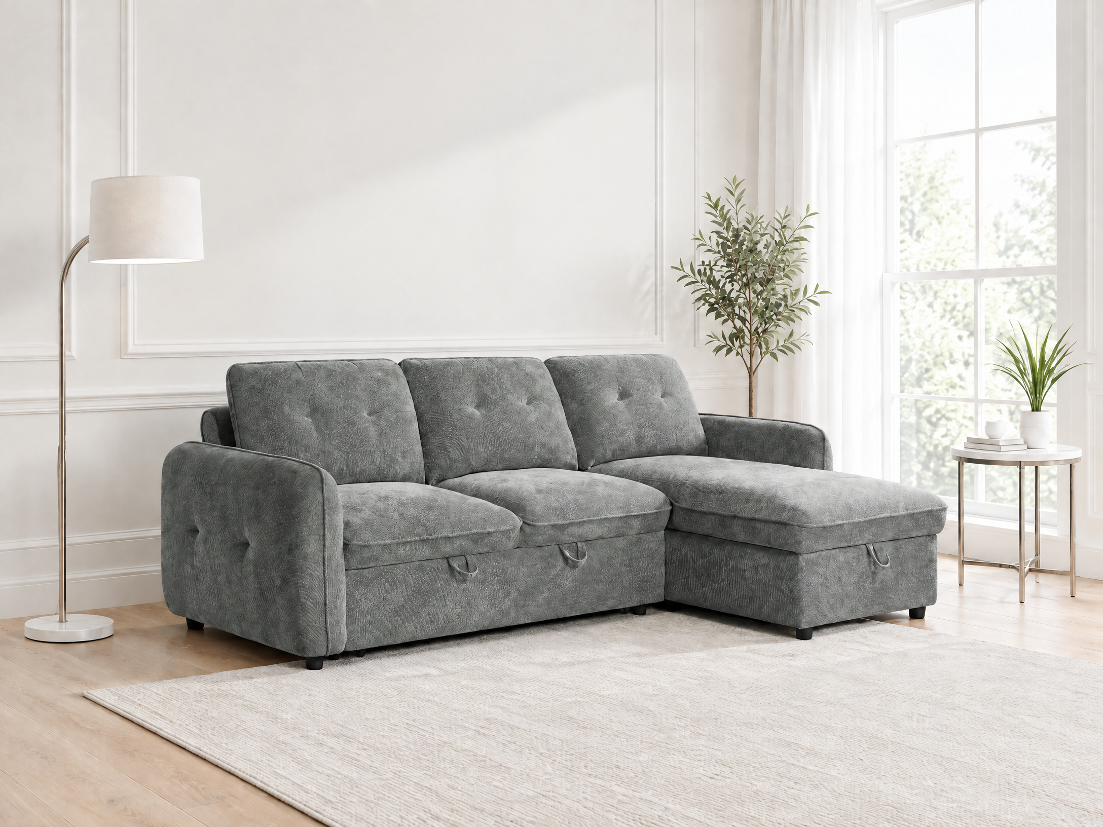 Moscow L-shape corner · Grey sofa