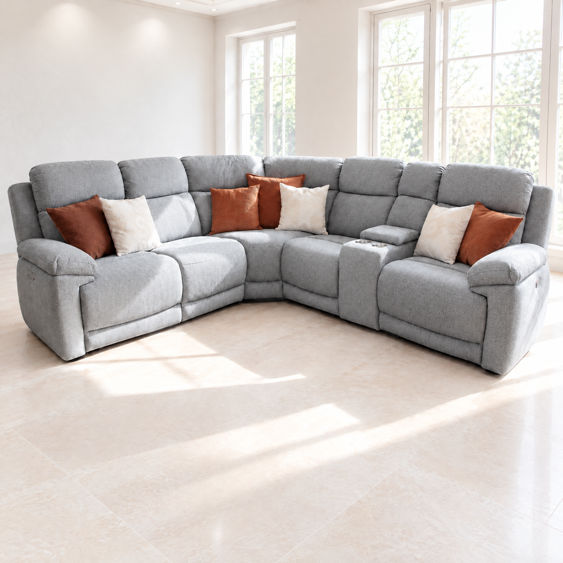 Owen Corner sofa in Grey