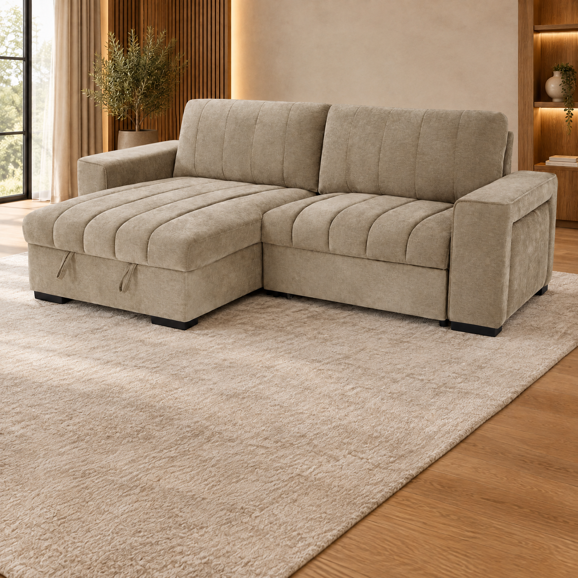 Franklin Corner sofa in Beige