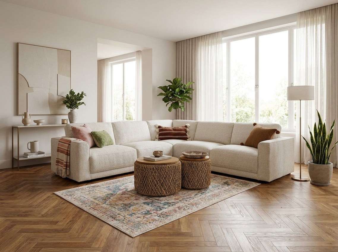 Marlow corner sofa in a bright lounge