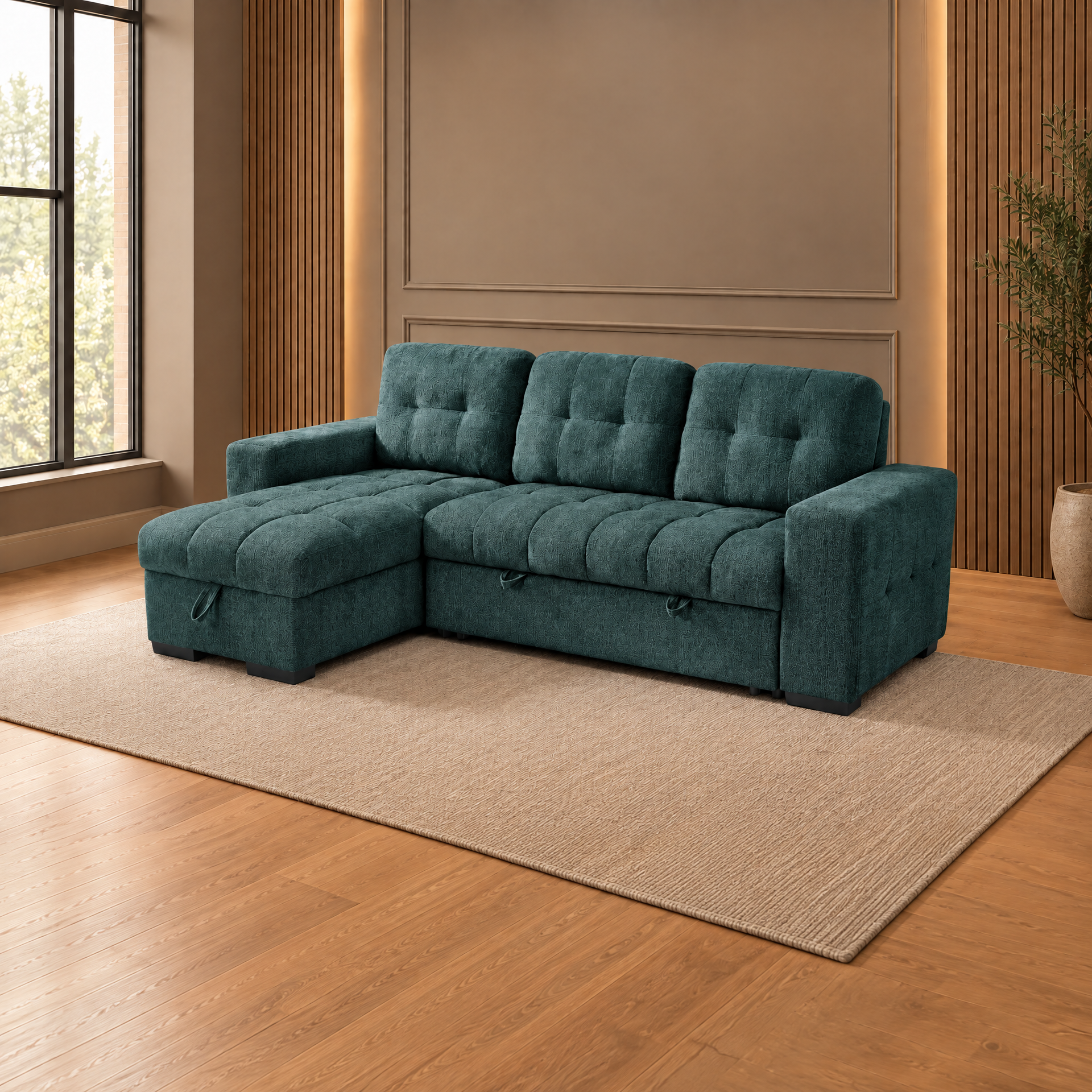 Palermo Universal Corner Corner sofa in Teal