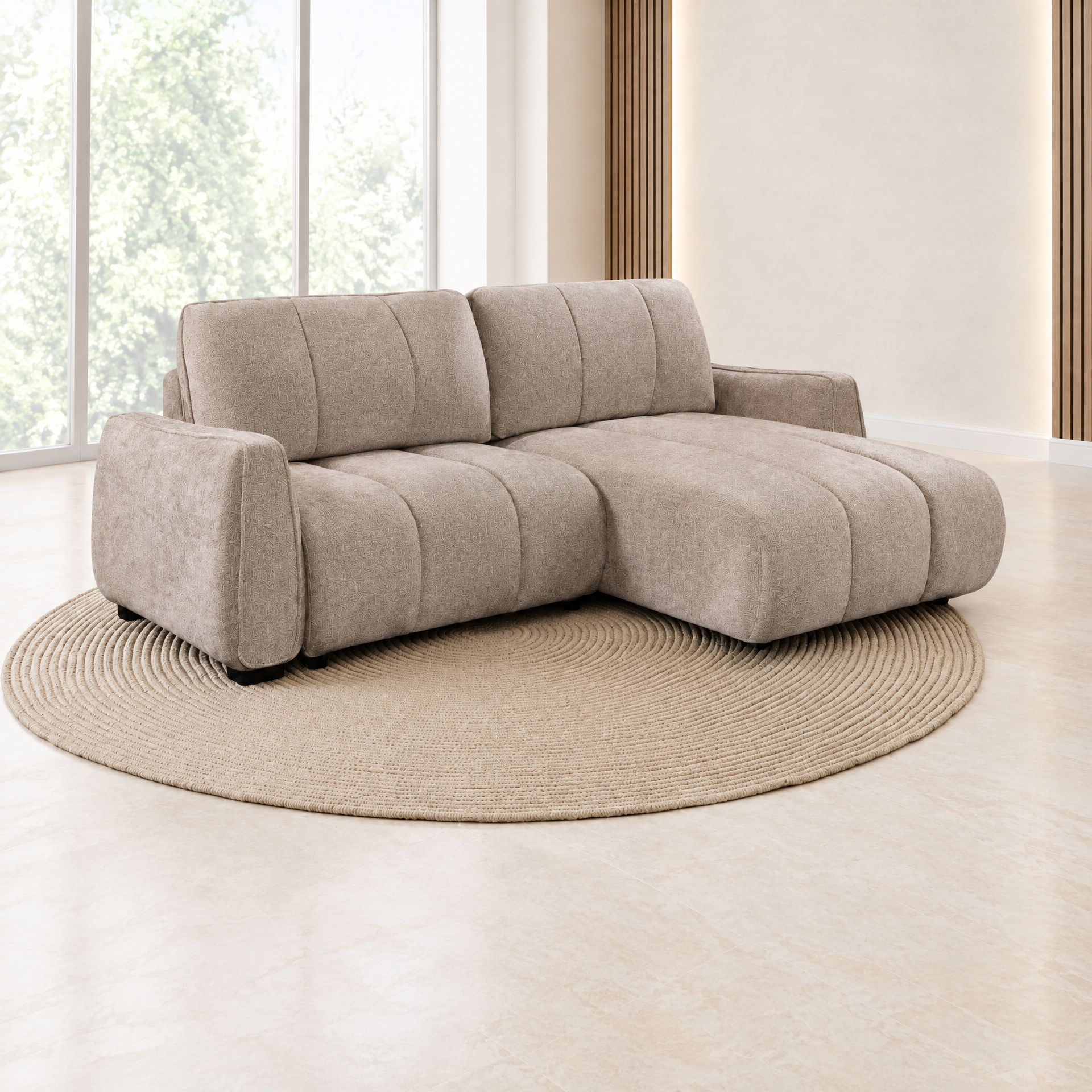 Portland Universal Corner Sofabed sofa in Beige