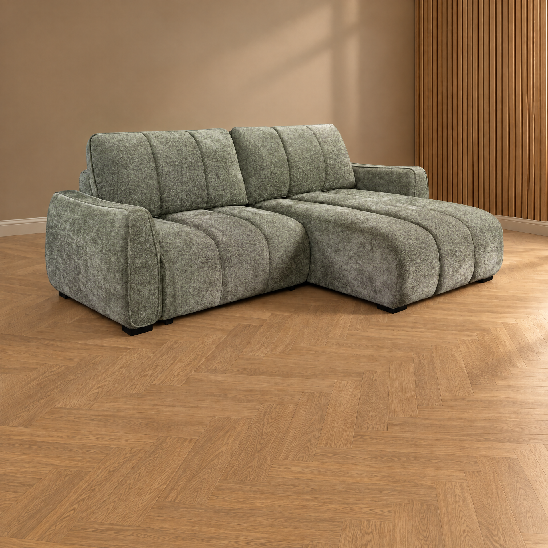 Portland Universal Corner Sofabed sofa in Green