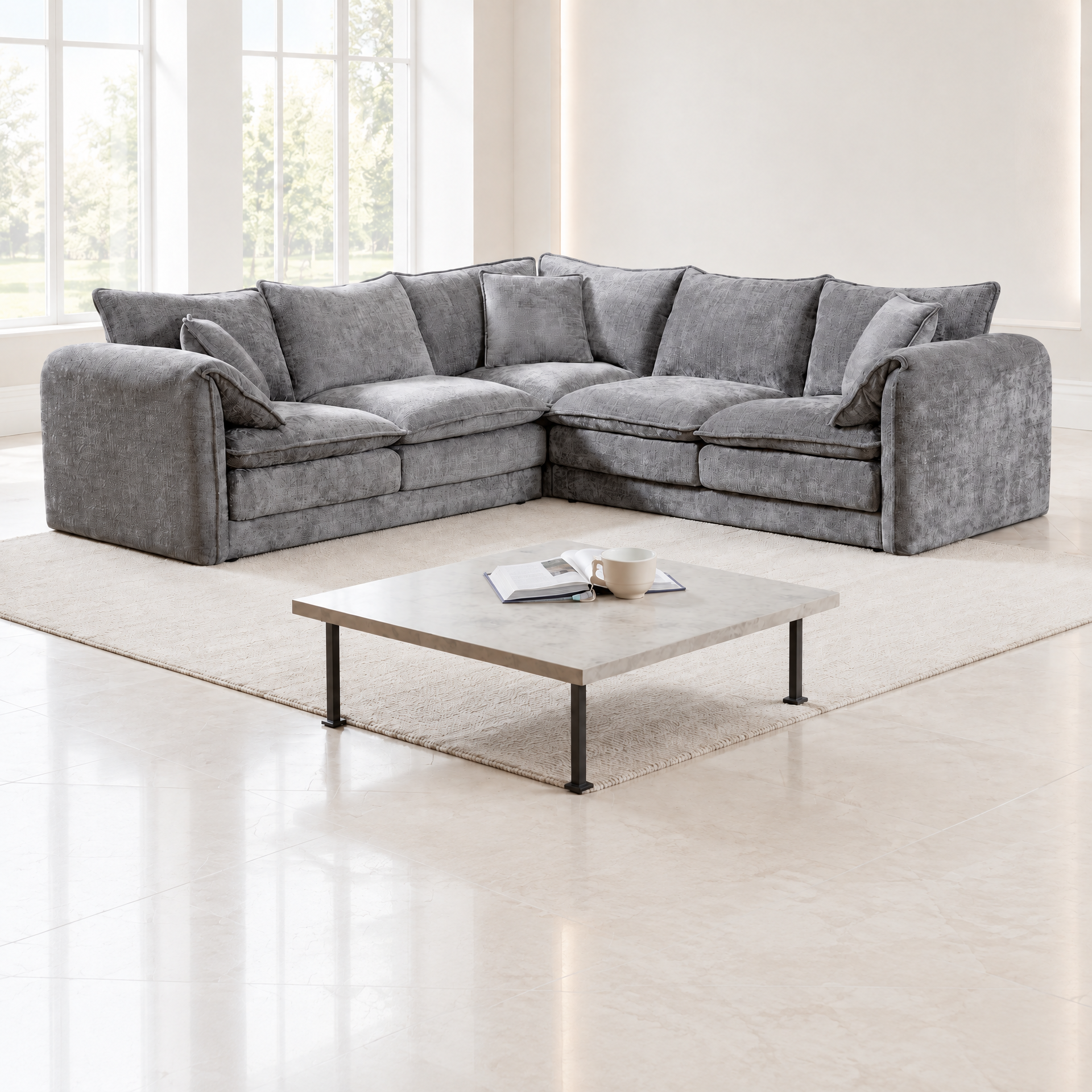 Solaya Corner sofa in Grey